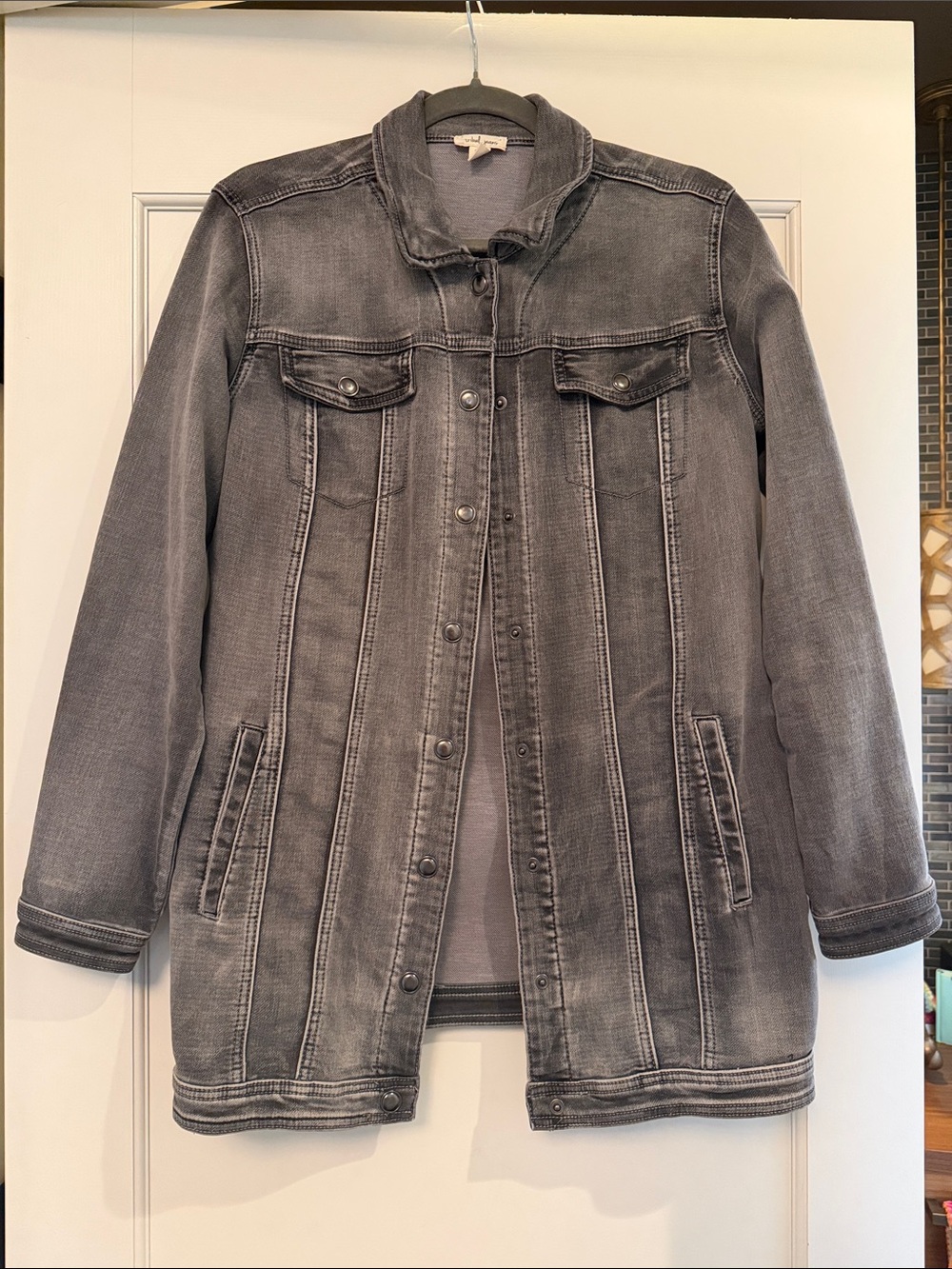 Tribal Jeans super soft grey denim jacket